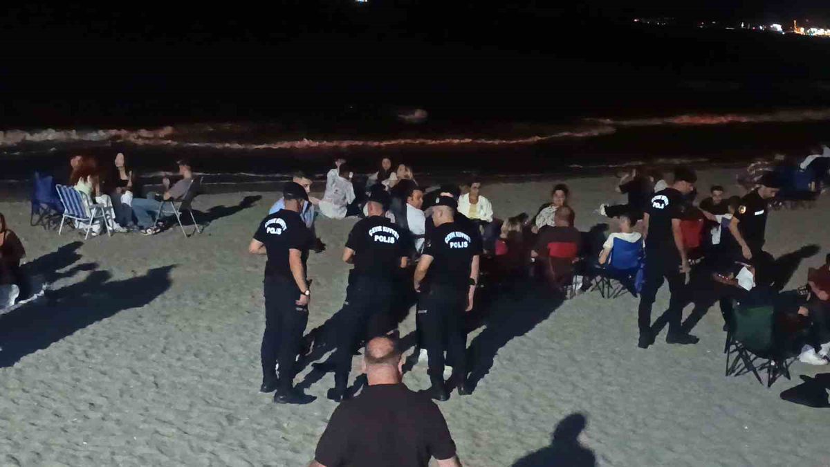 Tekirdağ Emniyeti kumsallarda huzur mesaisini sürdürüyor