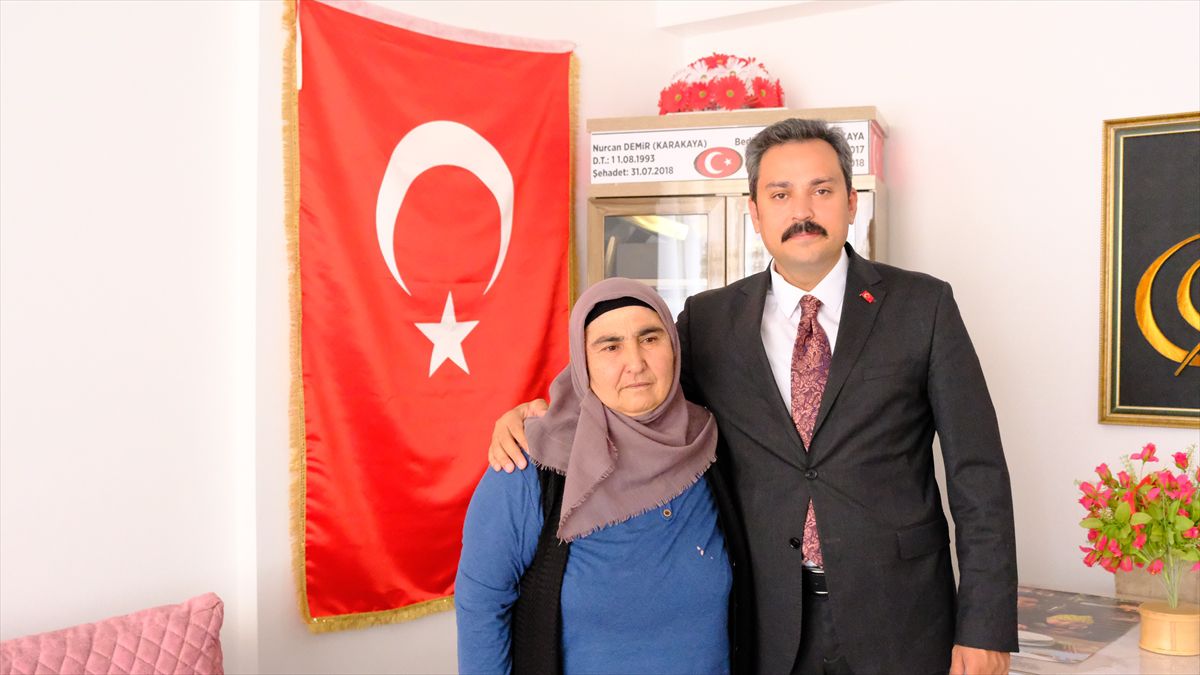 Teröristlerin katlettiği şehit Bedirhan bebek ve annesi Sivas'ta anıldı