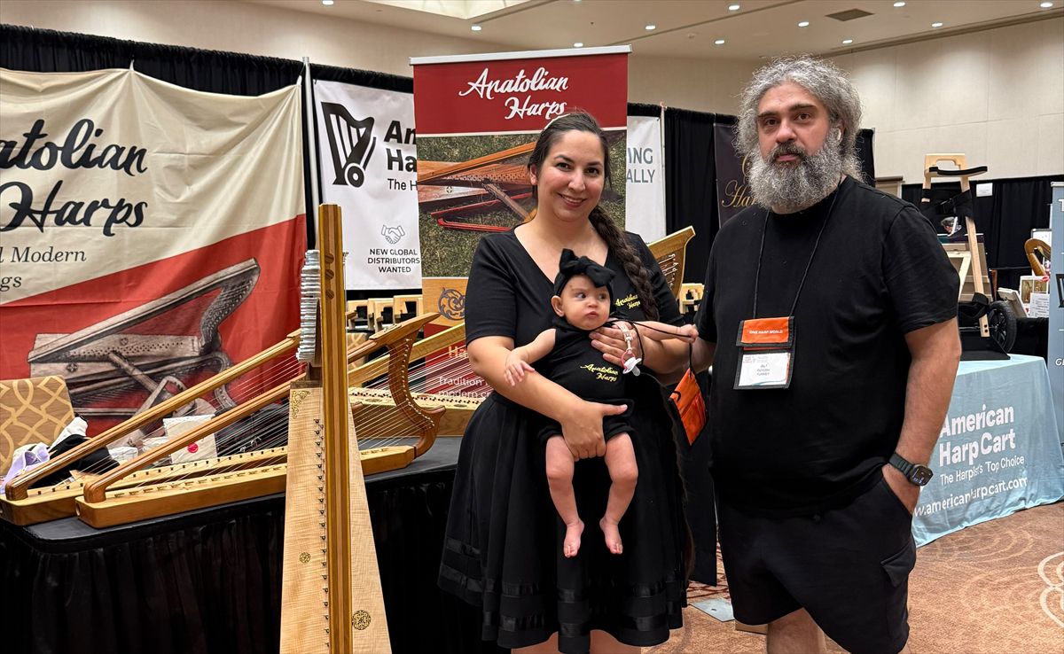 Türkiye'nin ilk arp üreticisi Anatolian Harps, World Harp Congress'te ülkeyi temsil ediyor