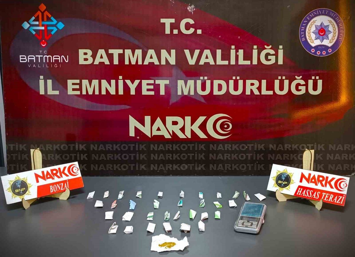 Batman’da narkotik operasyonunda 6 tutuklama