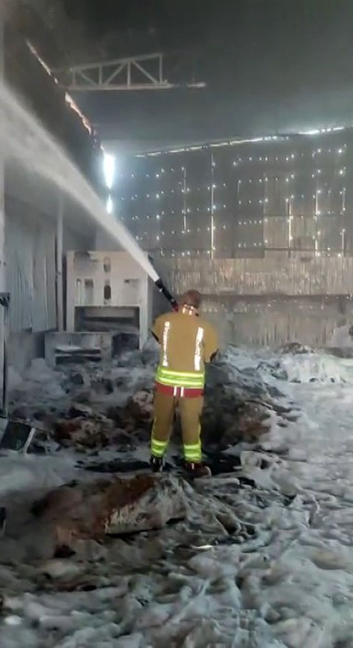Kahramanmaraş’ta fabrika yangını