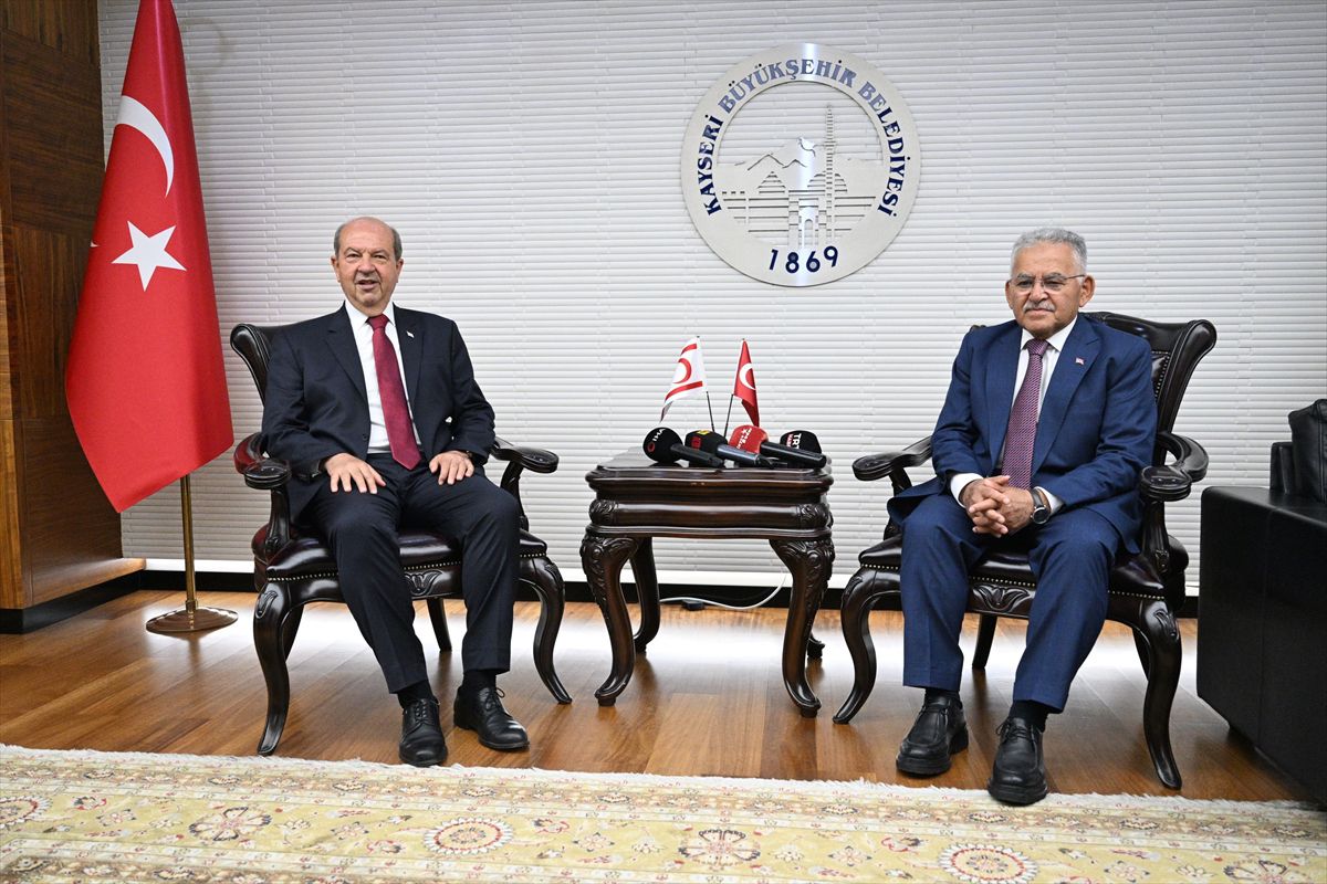 KKTC'nin 5. Cumhurbaşkanı Ersin Tatar, Kayseri'de ziyaretlerde bulundu