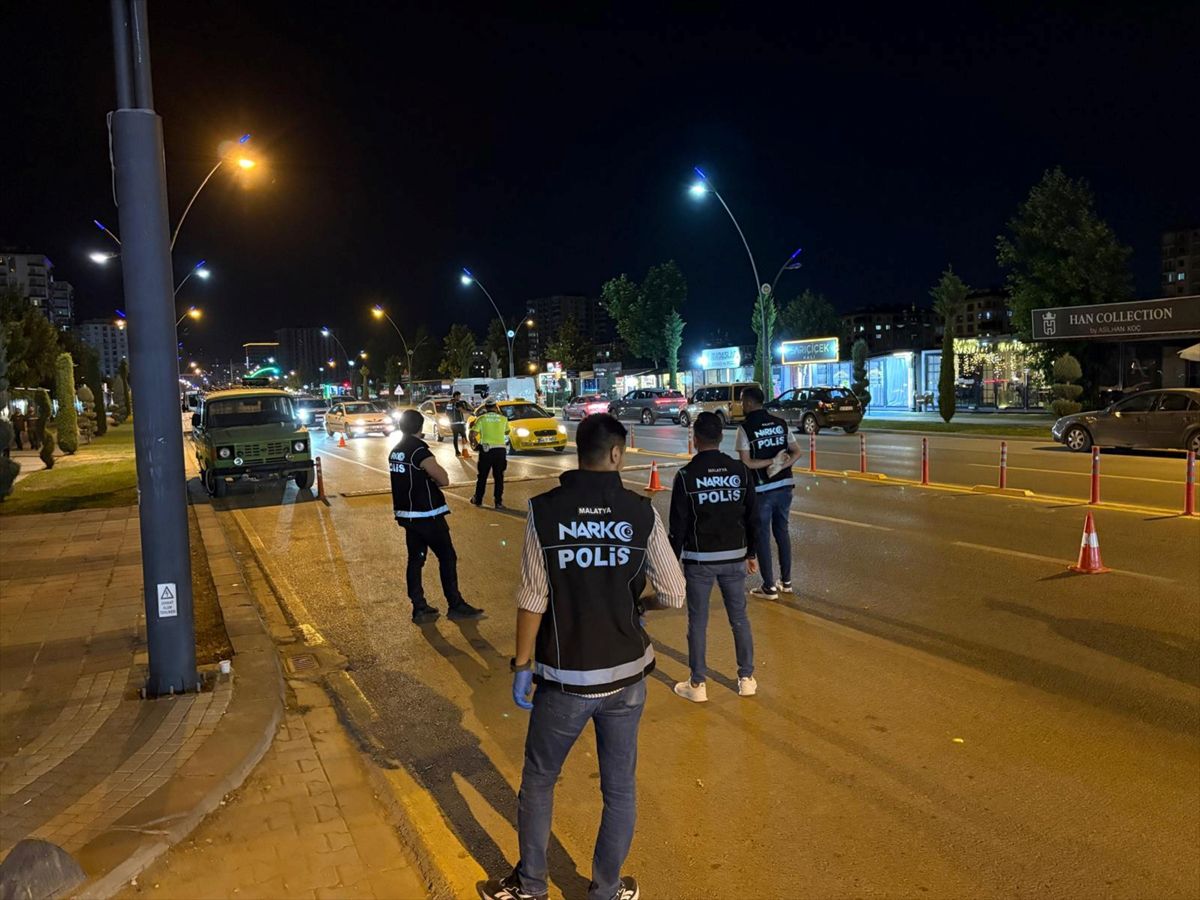 Malatya'da 'NARKOALAN-3' uygulamasında 387 kişi sorgulandı