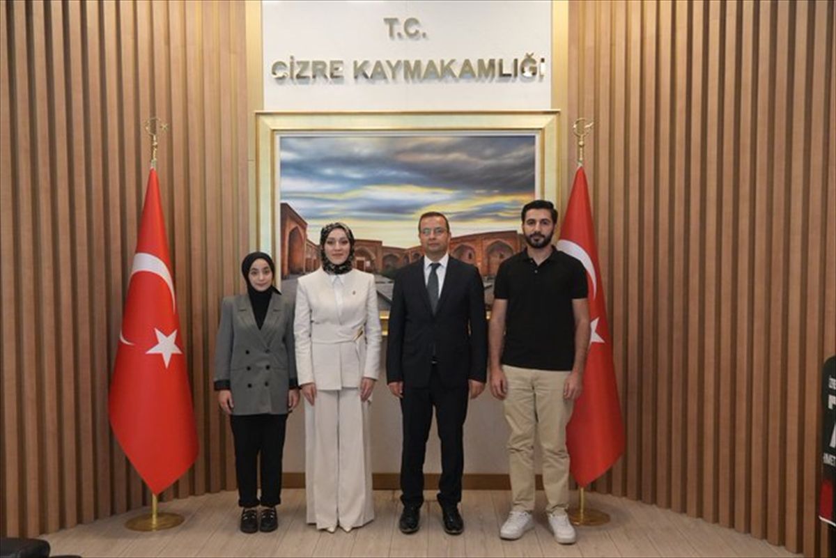 T3 Vakfı Şırnak İl Sorumlusu Asan, Kaymakam Baycar'ı ziyaret etti