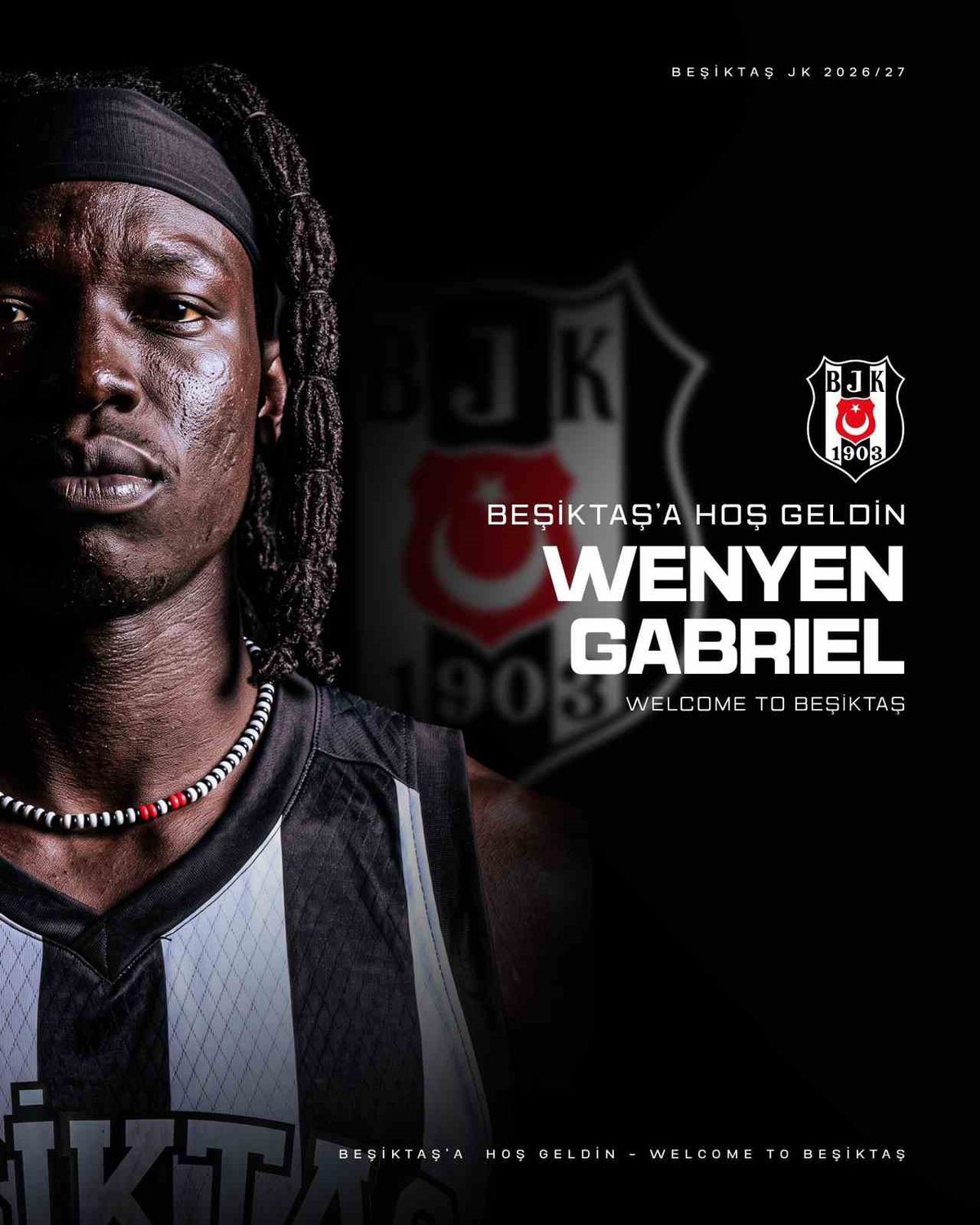 Wenyen Gabriel, Beşiktaş’ta