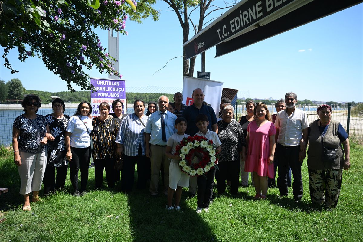 Auschwitz kampında hayatını kaybeden Romanlar Edirne'de anıldı