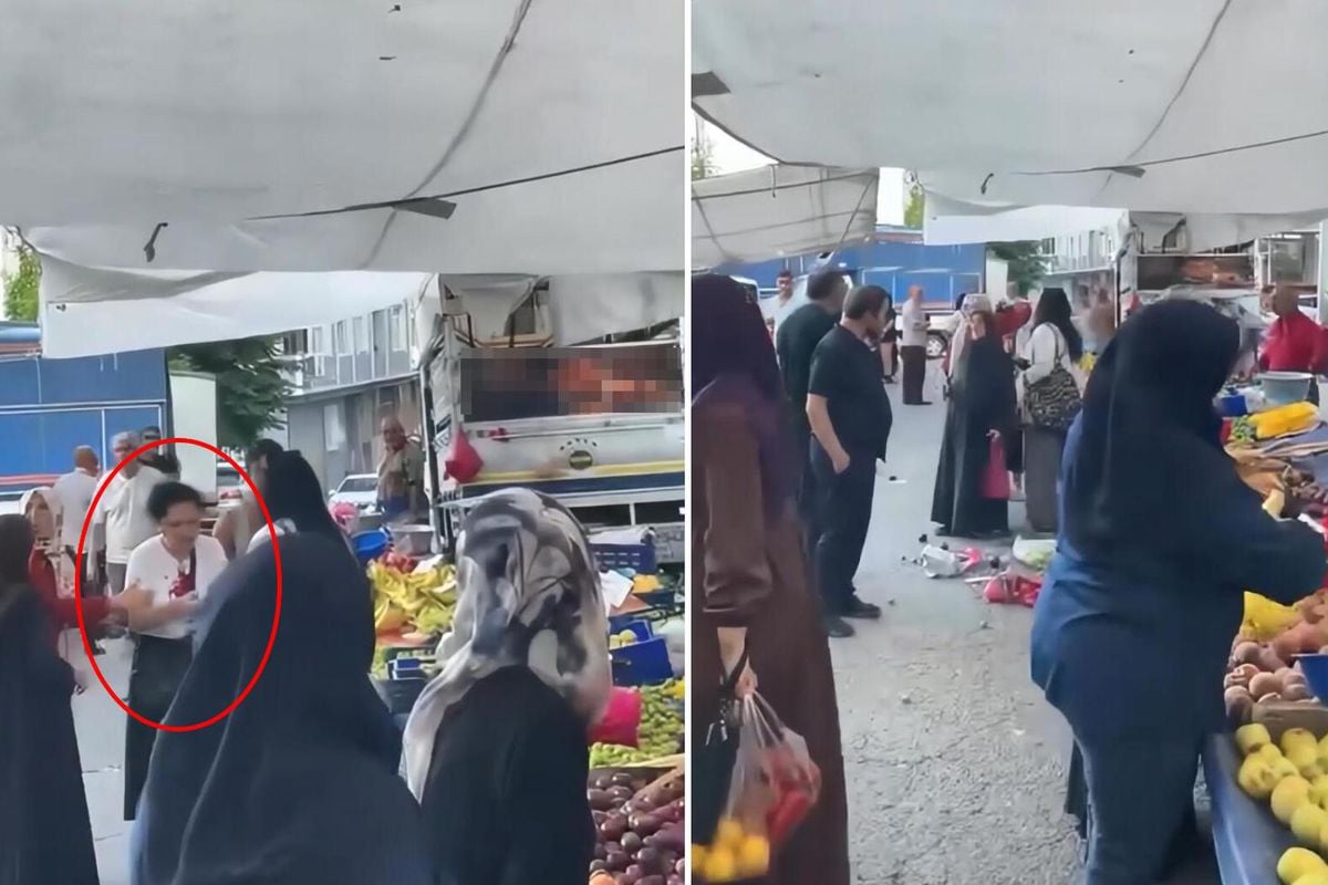 Pazarda 'seçmece' tartışması kanlı bitti: Esnaf, kadının kafasını kırdı