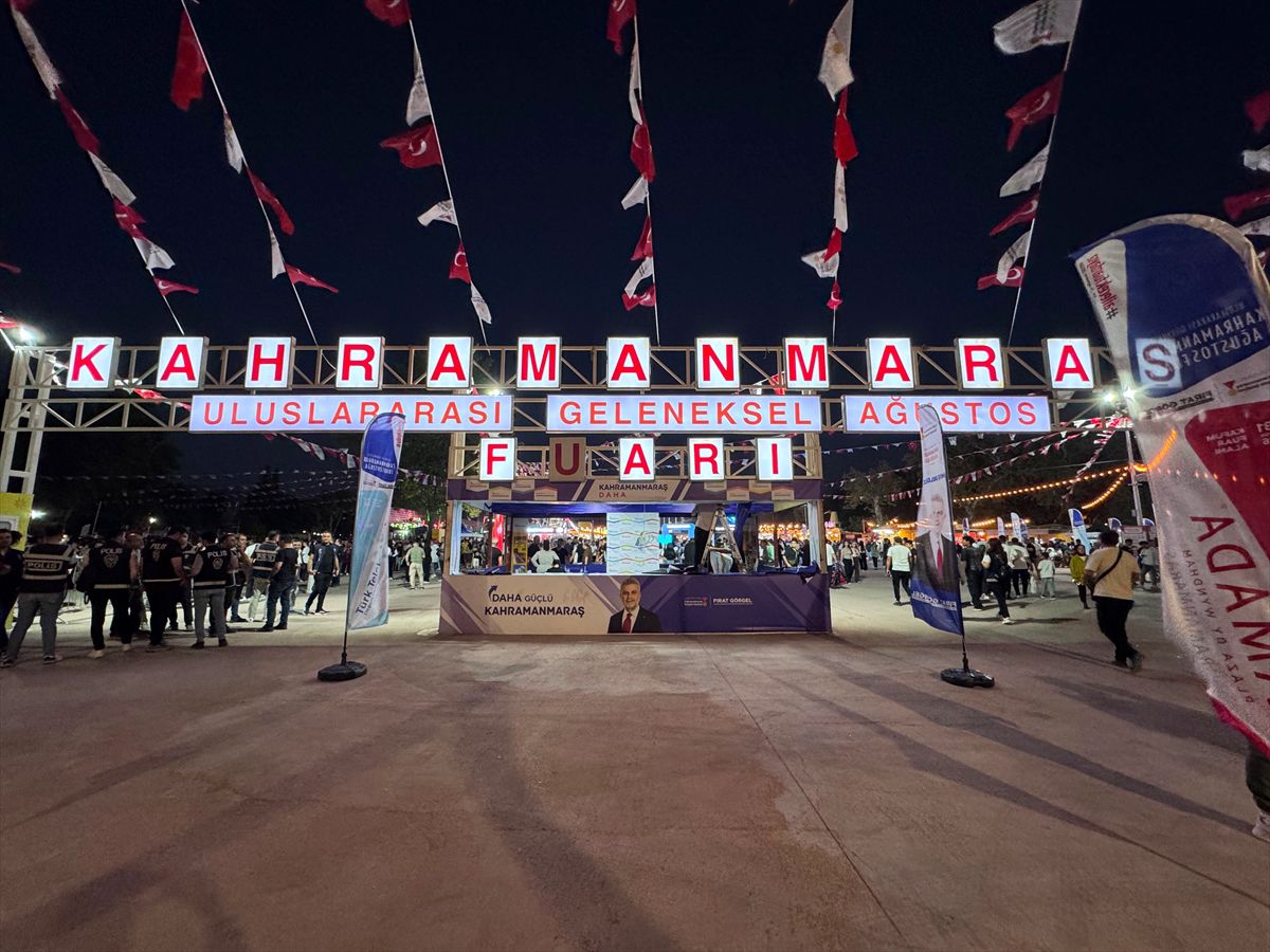 Kahramanmaraş Uluslararası Geleneksel Ağustos Fuarı başladı