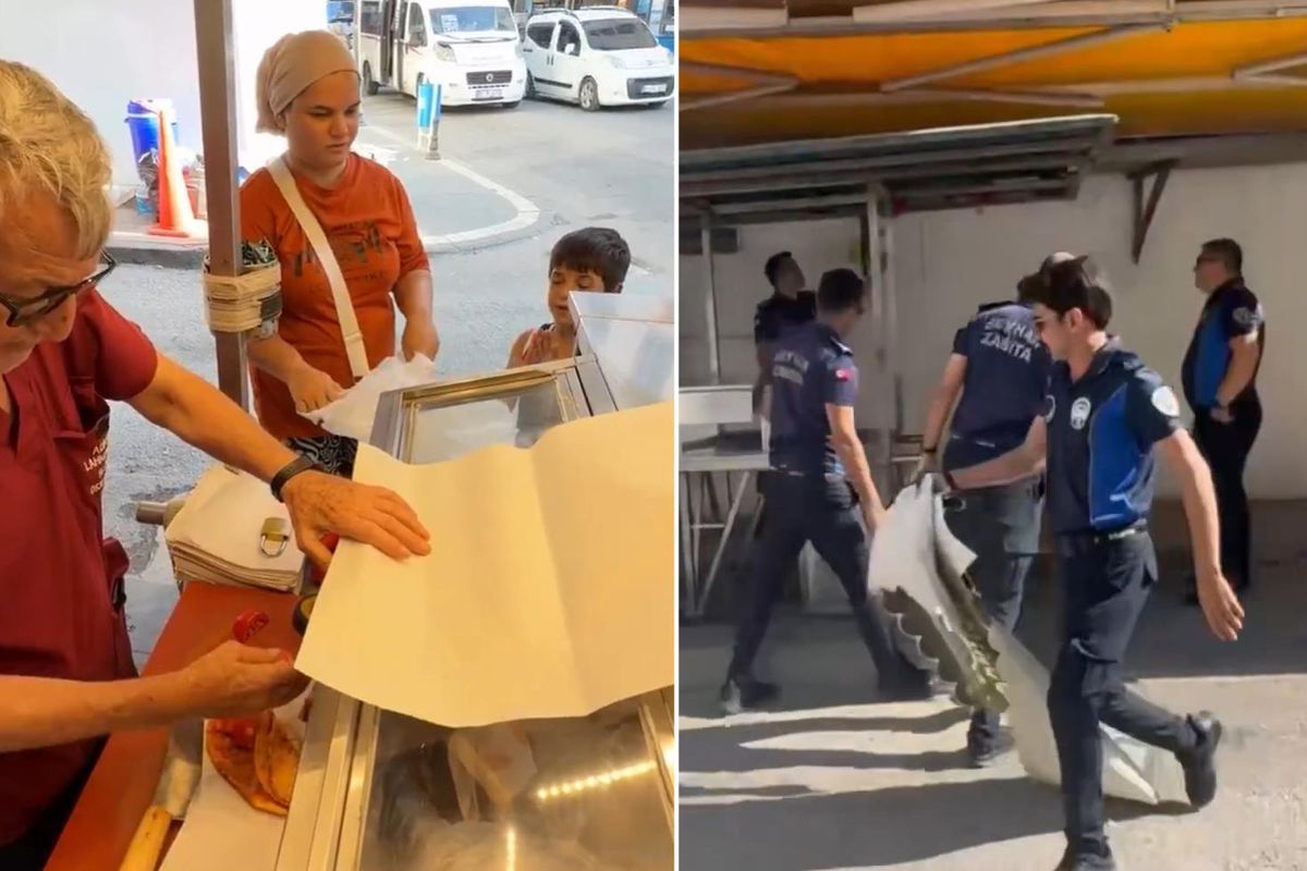 Özür diledi ama kurtulamadı! Zabıta tezgâhını kaldırdı