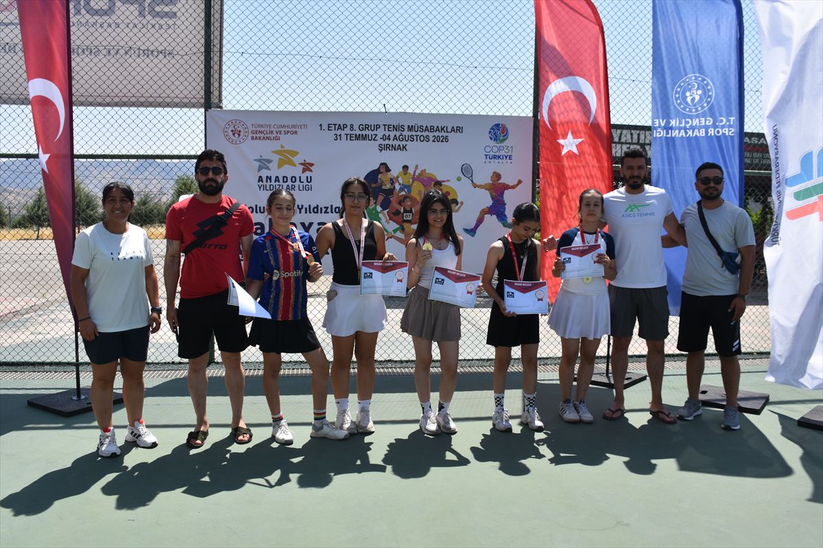 ANALİG Tenis'te Şırnak'ta 1. Etap Tamamlandı