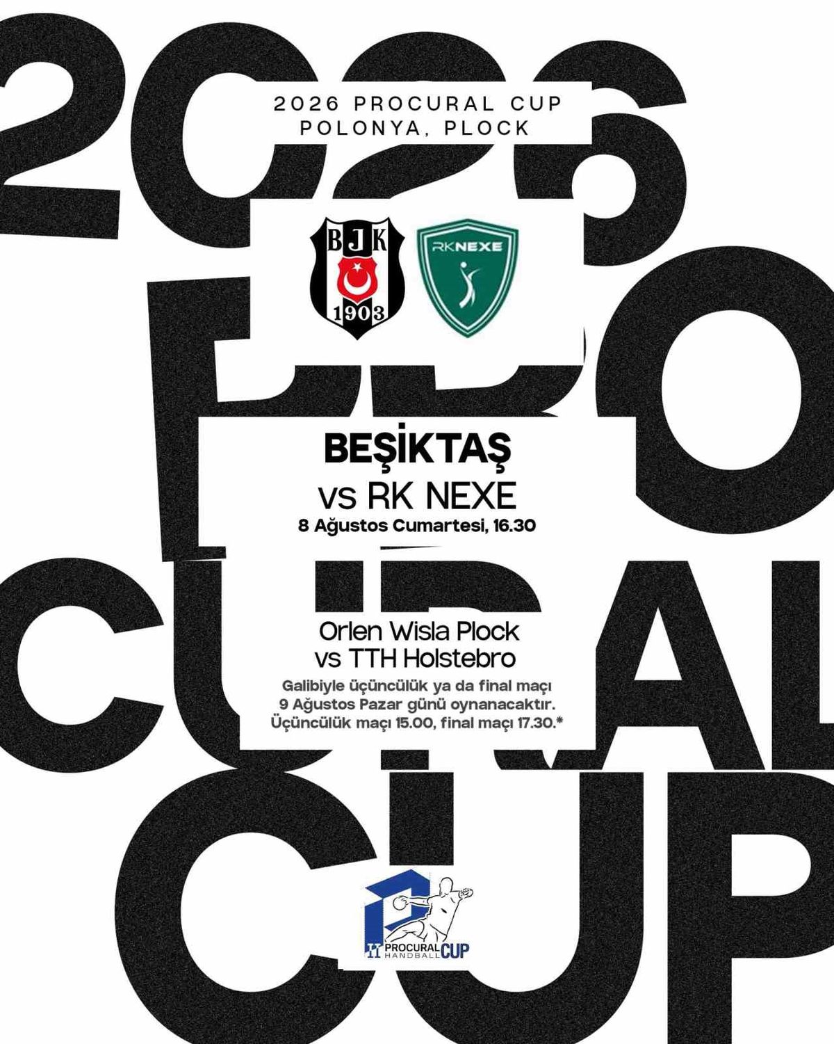 Beşiktaş Hentbol Polonya'da Procural Cup'ta