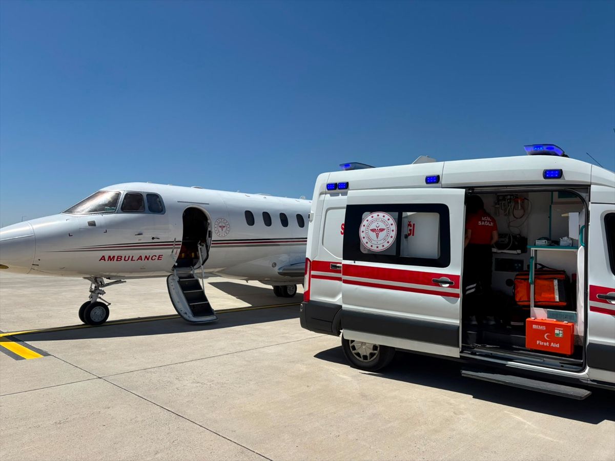 Bingöl'deki 4 Aylık Bebek Ambulans Uçakla Ankara'ya Sevk Edildi