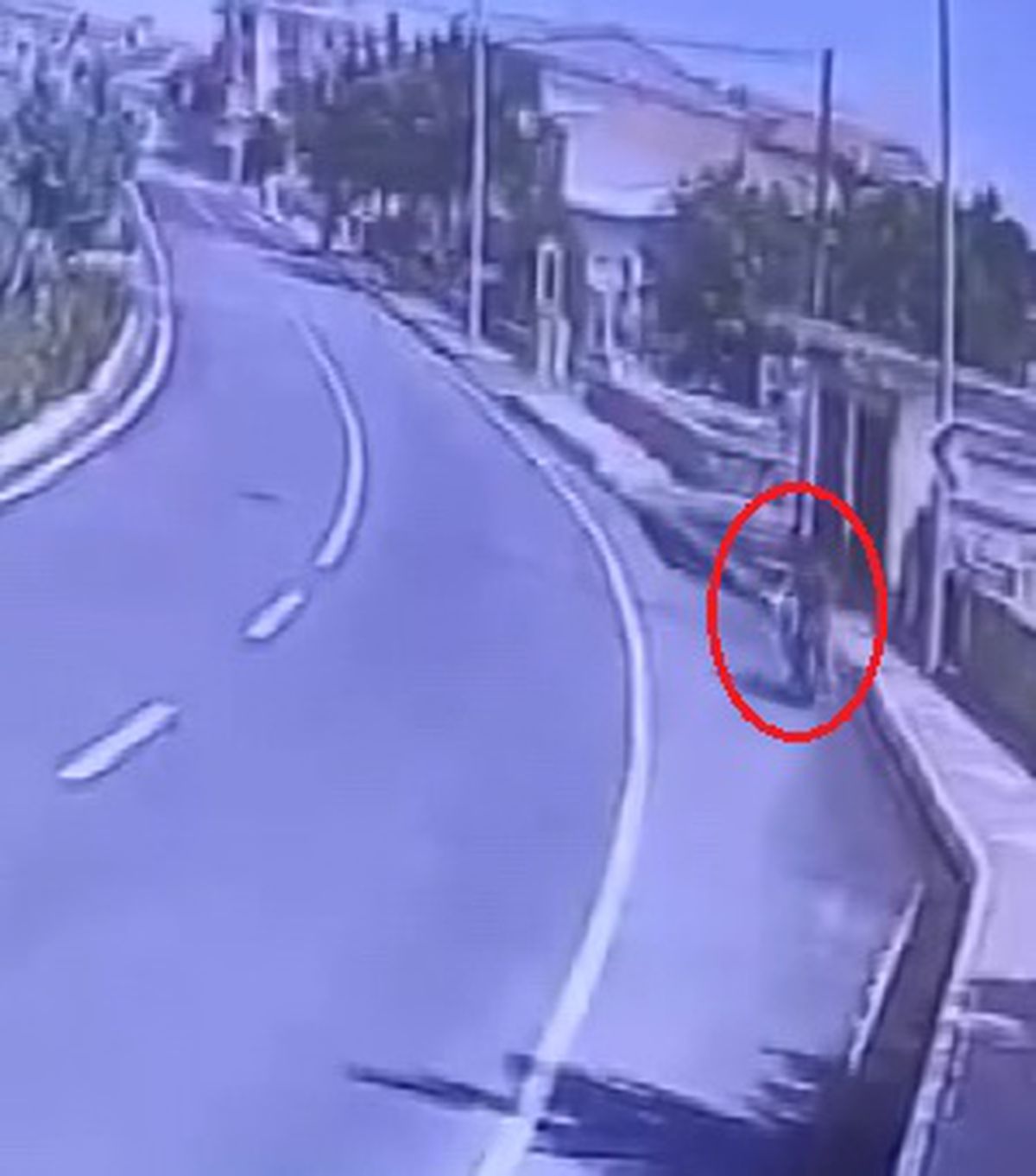 Nevşehir'de Motosiklet Kazası Kamerada