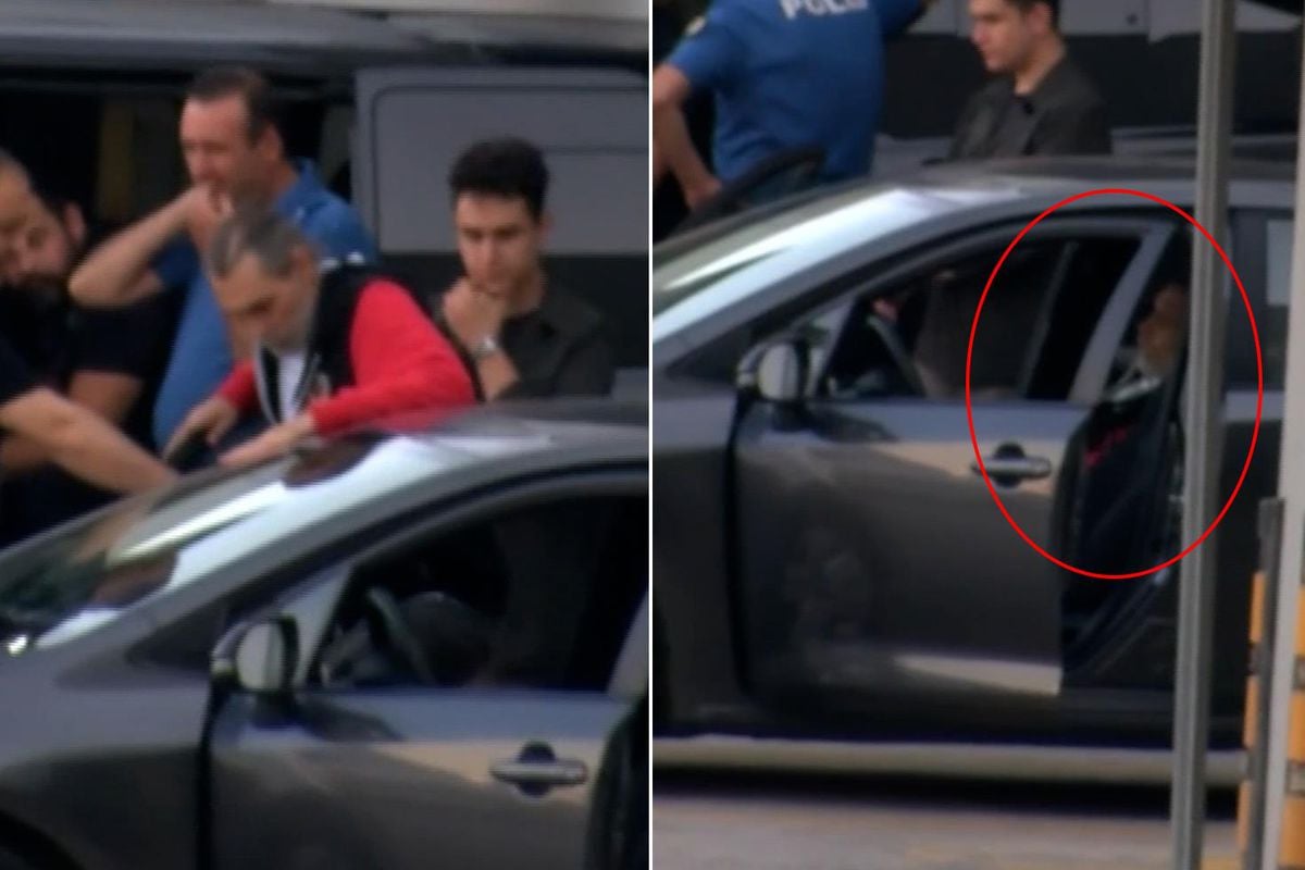 Erdal Beşikçioğlu'nun cezaevine nakledildiği anlar! Görüntüsü korkuttu