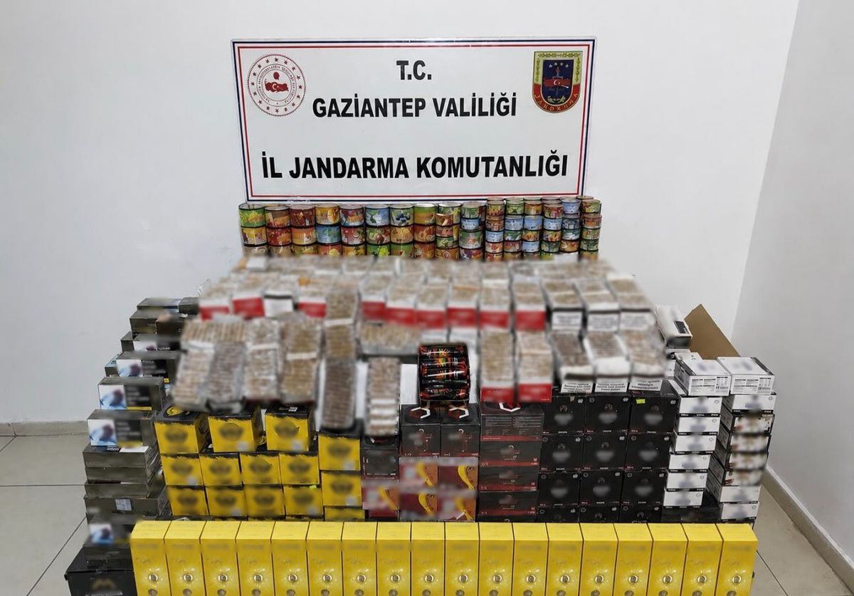 Gaziantep'te Kaçakçılık Operasyonu: 1.45 Milyon TL Değerinde Malzeme Ele Geçirildi