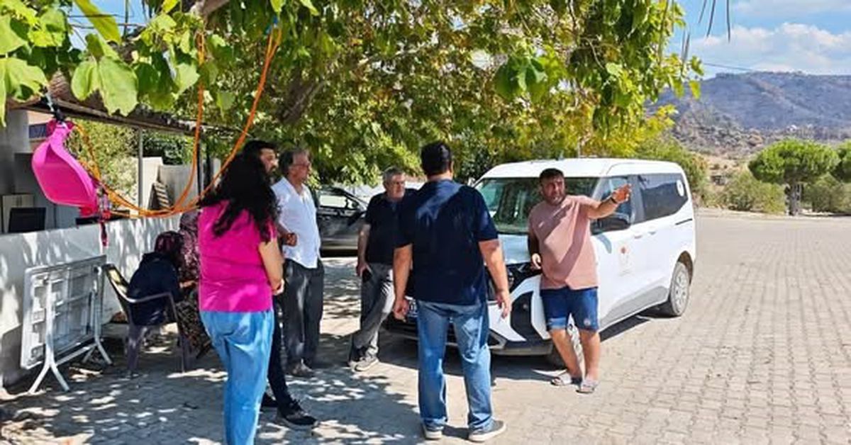Gömeç'te yangın hasar tespit çalışmaları başladı