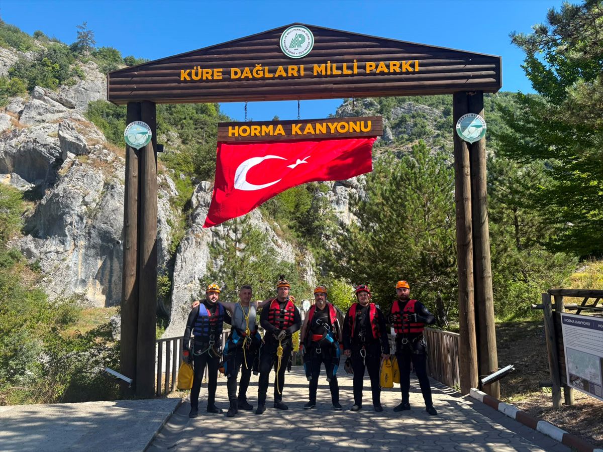 Horma Kanyonu'nda AFAD'dan Eğitim ve Kontrol Geçişi