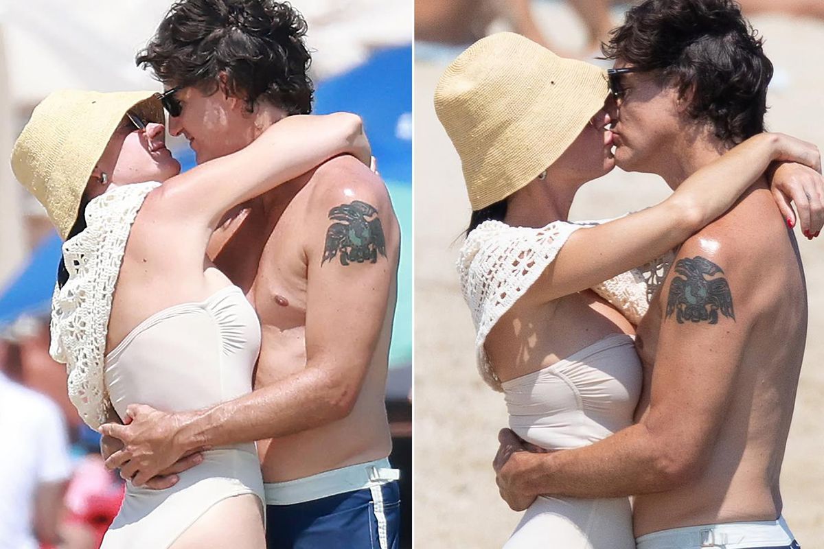 Katy Perry ile Justin Trudeau'dan dudak dudağa aşk pozu