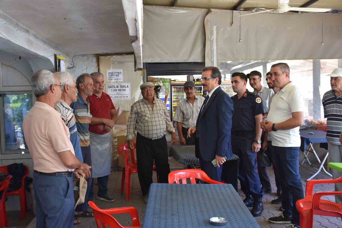 Salihli Kaymakamı Çamurhamamı'nda Yangın Tedbirlerini İnceledi