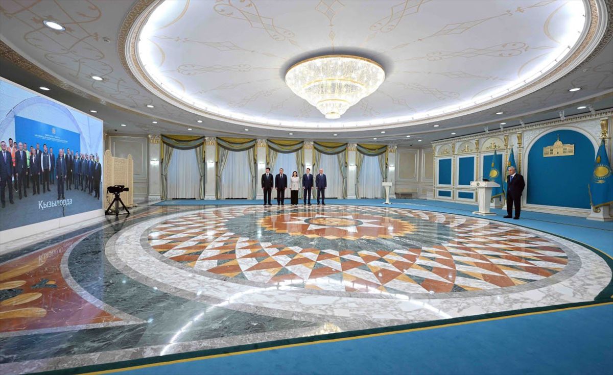 Kazakistan'da Aral-Hazar Otoyolu Projesi İçin Temel Atıldı