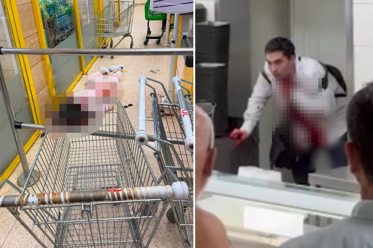 Eski sevgilisini bıçaklayıp kendi boğazını kesti: Dehşet anları kamerada