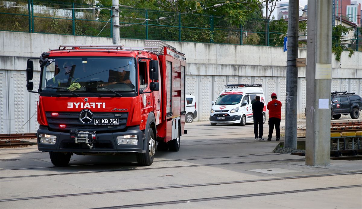 Kocaeli'de Hızlı Tren Kazası Tatbikatı