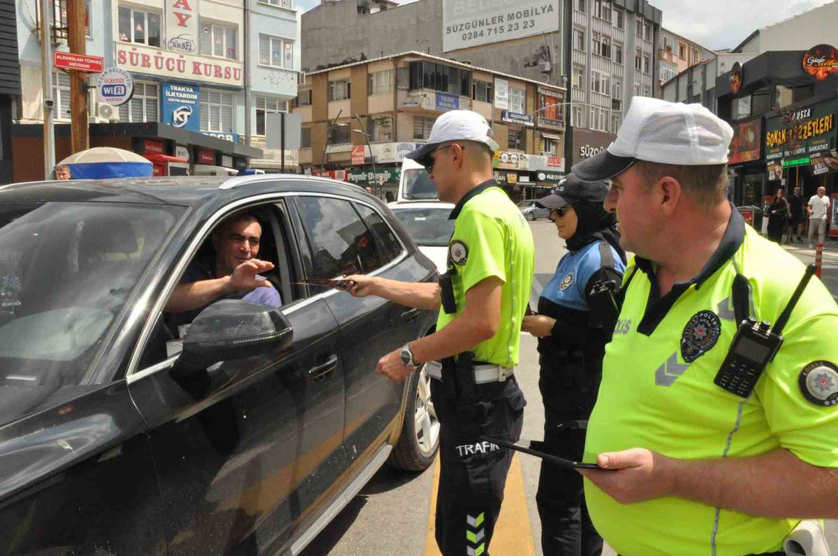 Keşan'da motosiklet güvenliği kampanyası