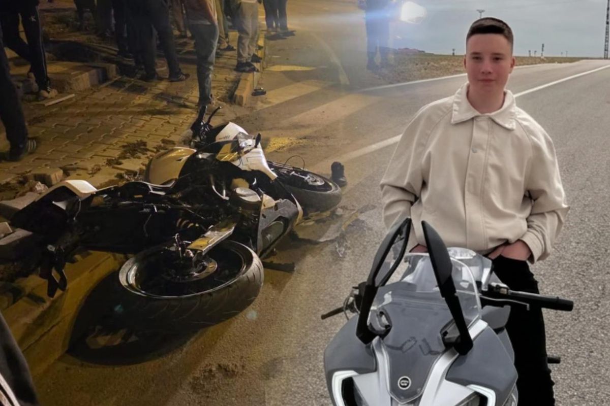 Henüz 14 yaşındaydı: Ehliyetsiz kullandığı motosiklet sonu oldu