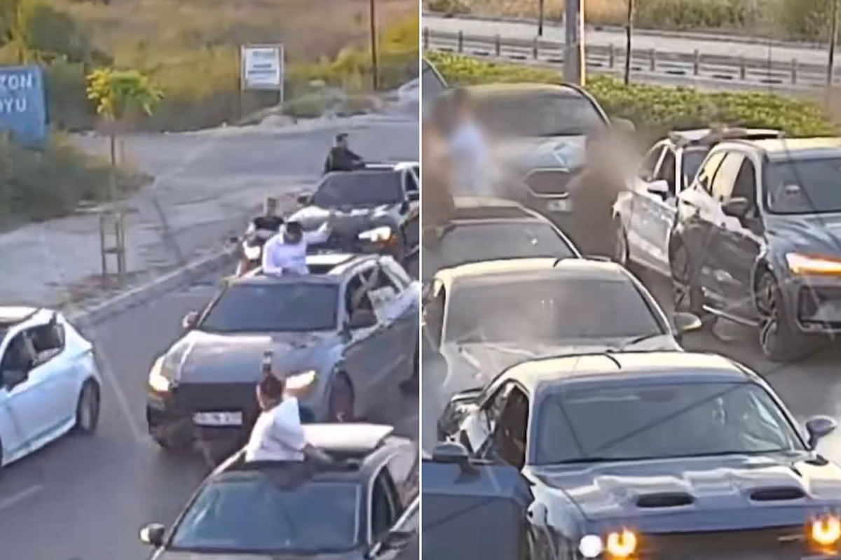 Yolu trafiğe kapatan düğün konvoyuna rekor ceza