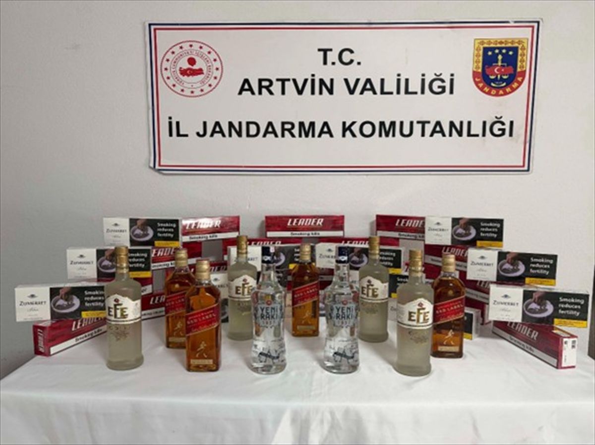 Artvin'de kaçakçılık operasyonu: 10 şüpheliye işlem