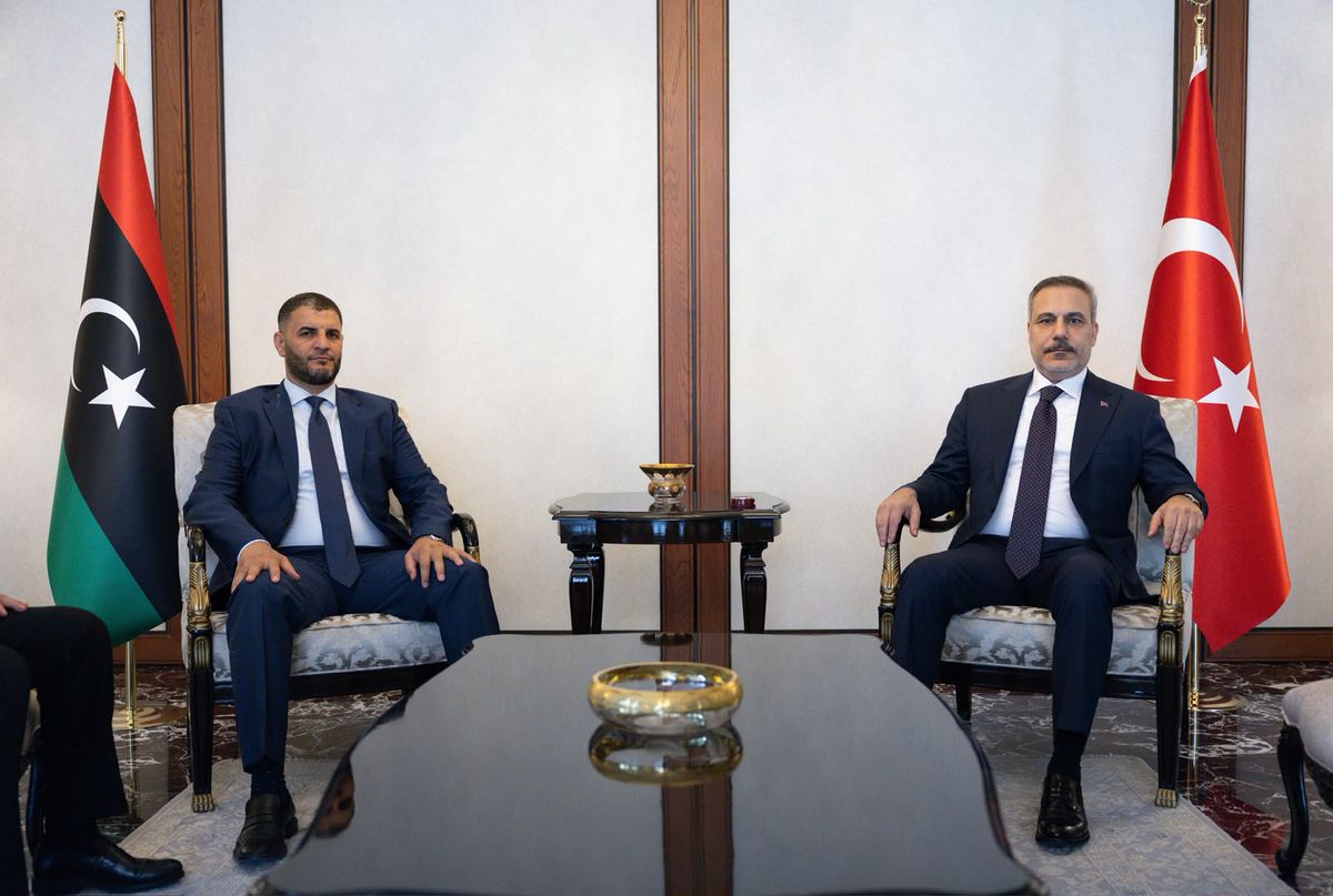 Fidan, Libya İçişleri Bakan Vekili Trabelsi ile Ankara'da Görüştü