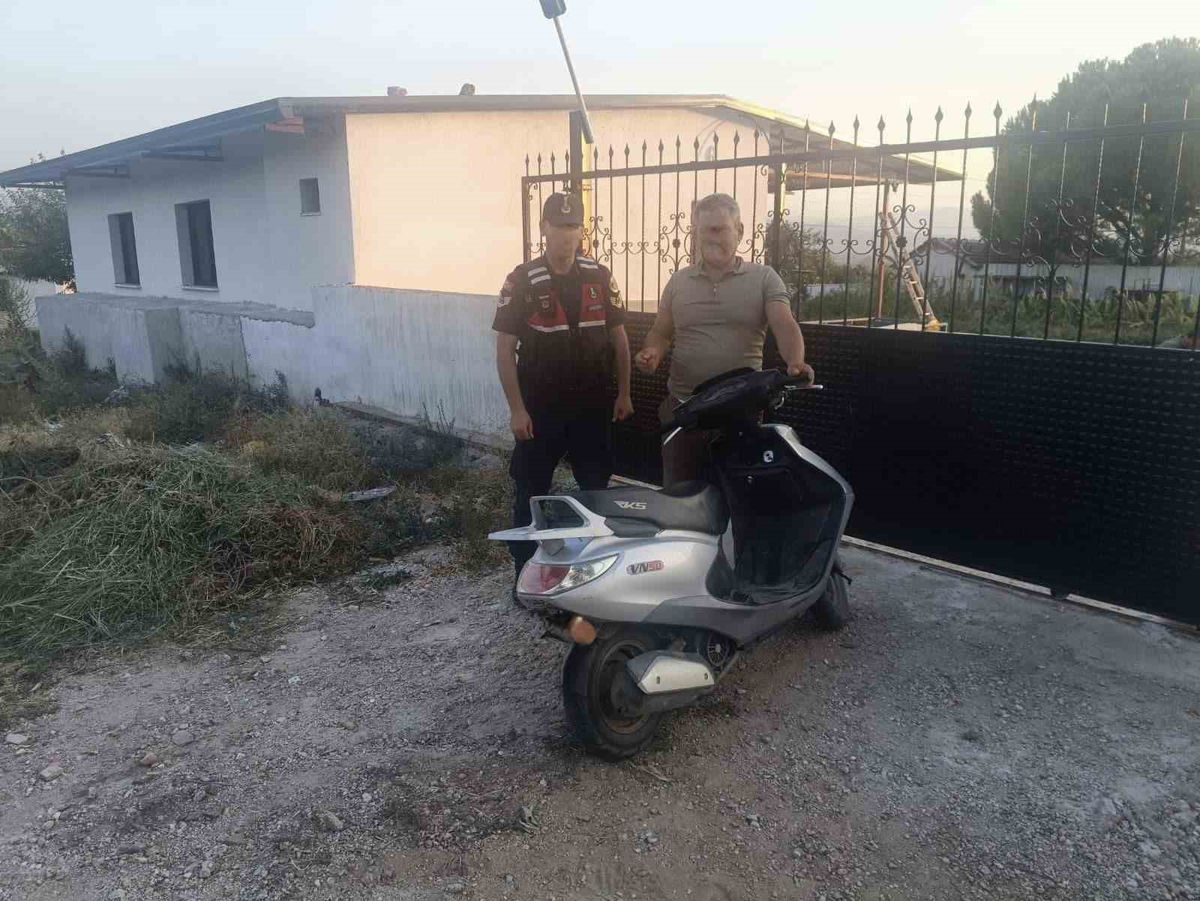Çine'de Çalınan Motosiklet JASAT Ekiplerince Bulundu