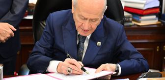 Devlet Bahçeli, çerçeve yasa teklifine imza attı