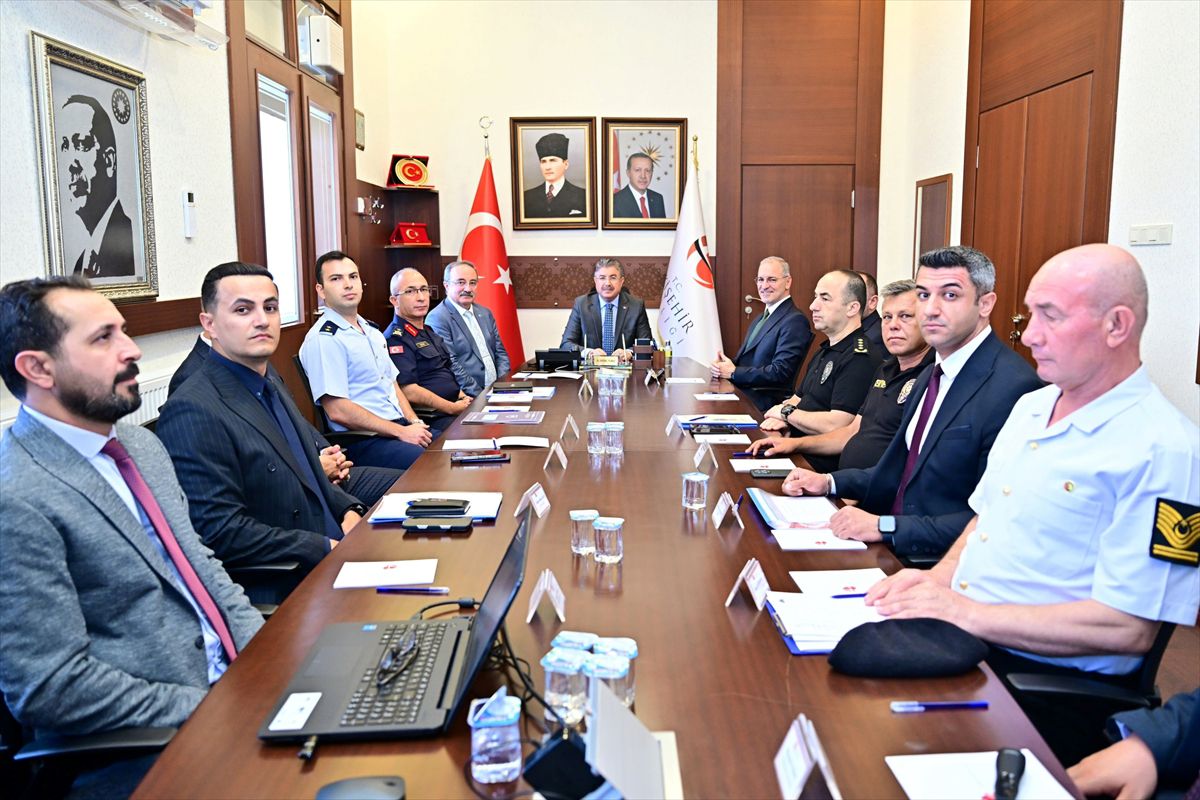 Eskişehir'de Güvenlik ve Asayiş Koordinasyon Toplantısı Yapıldı