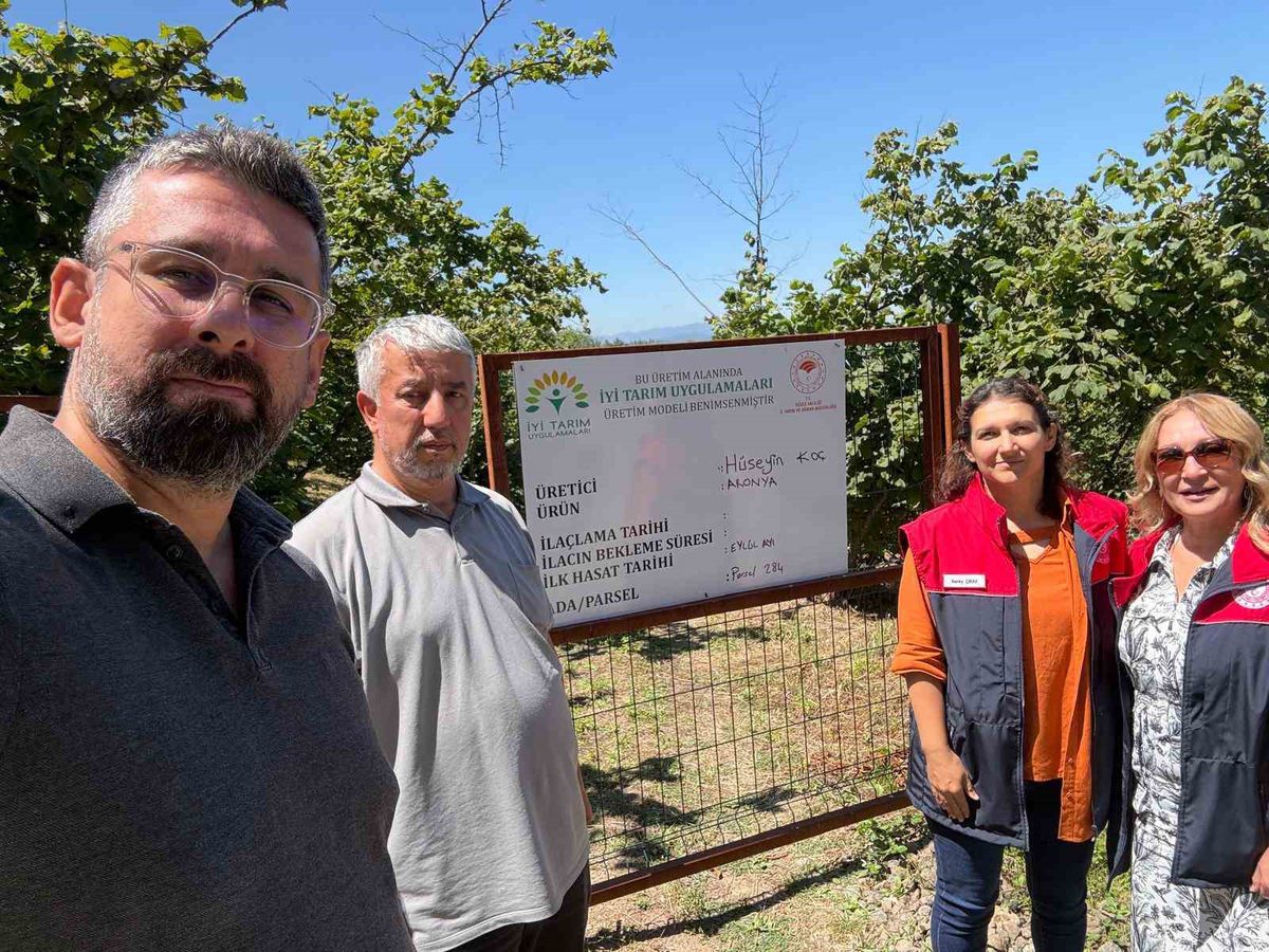 Düzce'de Üzümsü Meyvelerde İyi Tarım Uygulamaları Projesi Denetimleri Tamamlandı