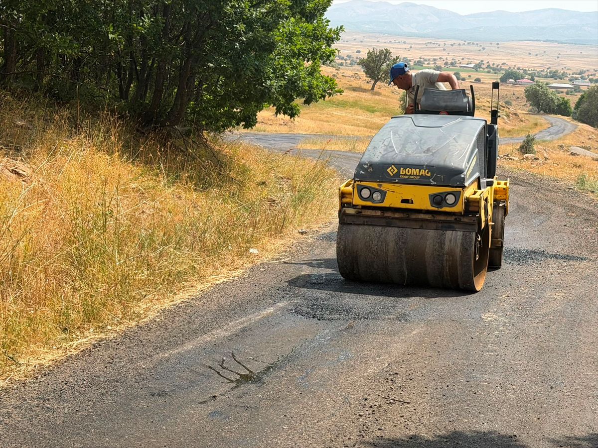 Karlıova'da Köy Yolu Çalışmaları Tamamlandı