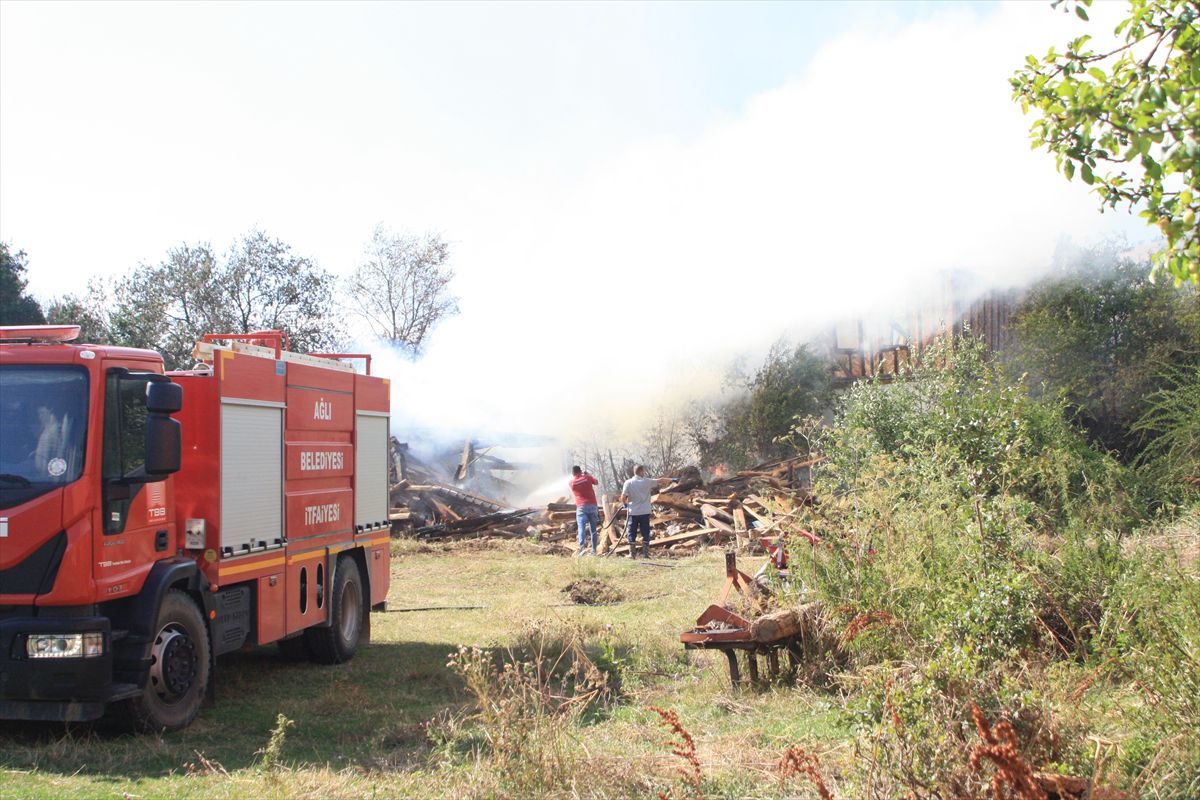 Kastamonu'da Yangın: 2 Ev, 7 Hayvan Küle Döndü