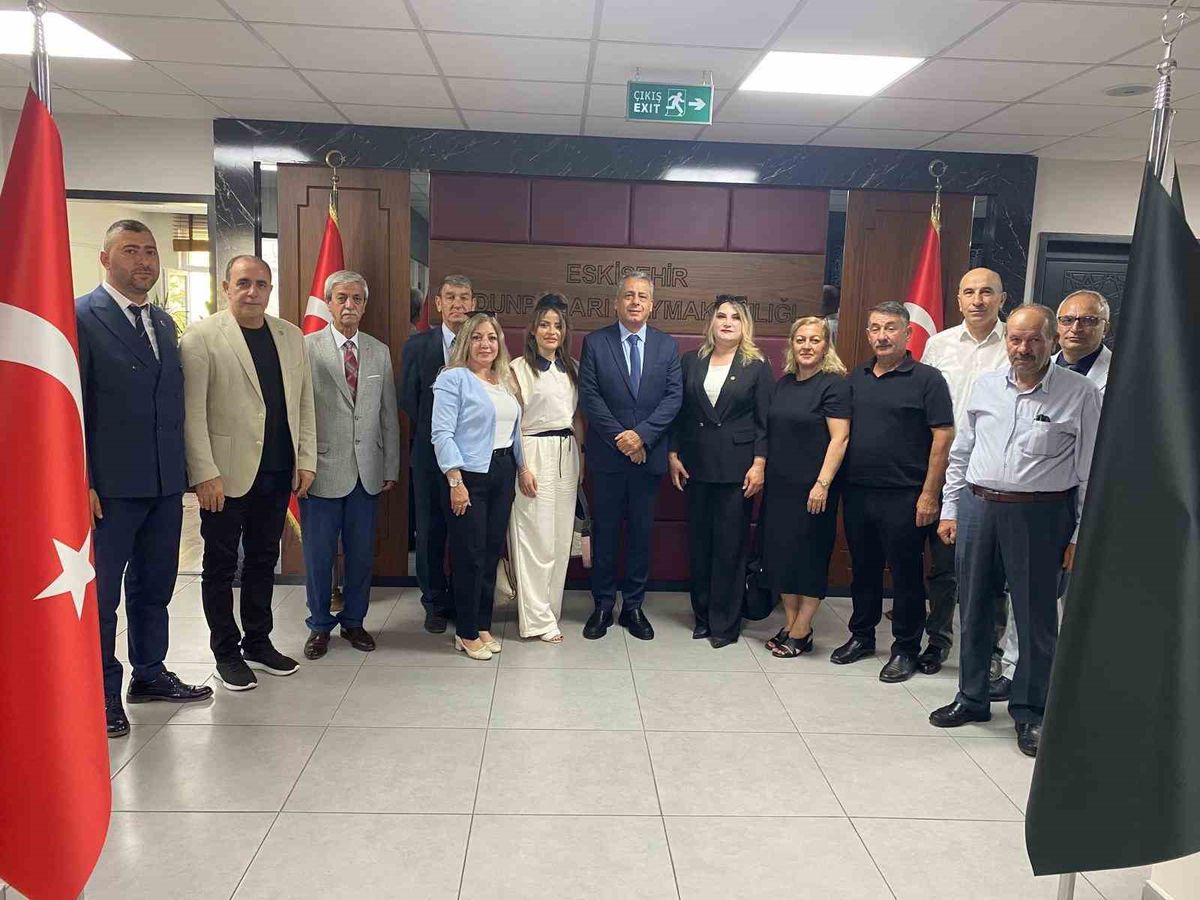 Odunpazarı Muhtarlarından Kaymakam Şahin'e Hayırlı Olsun Ziyareti