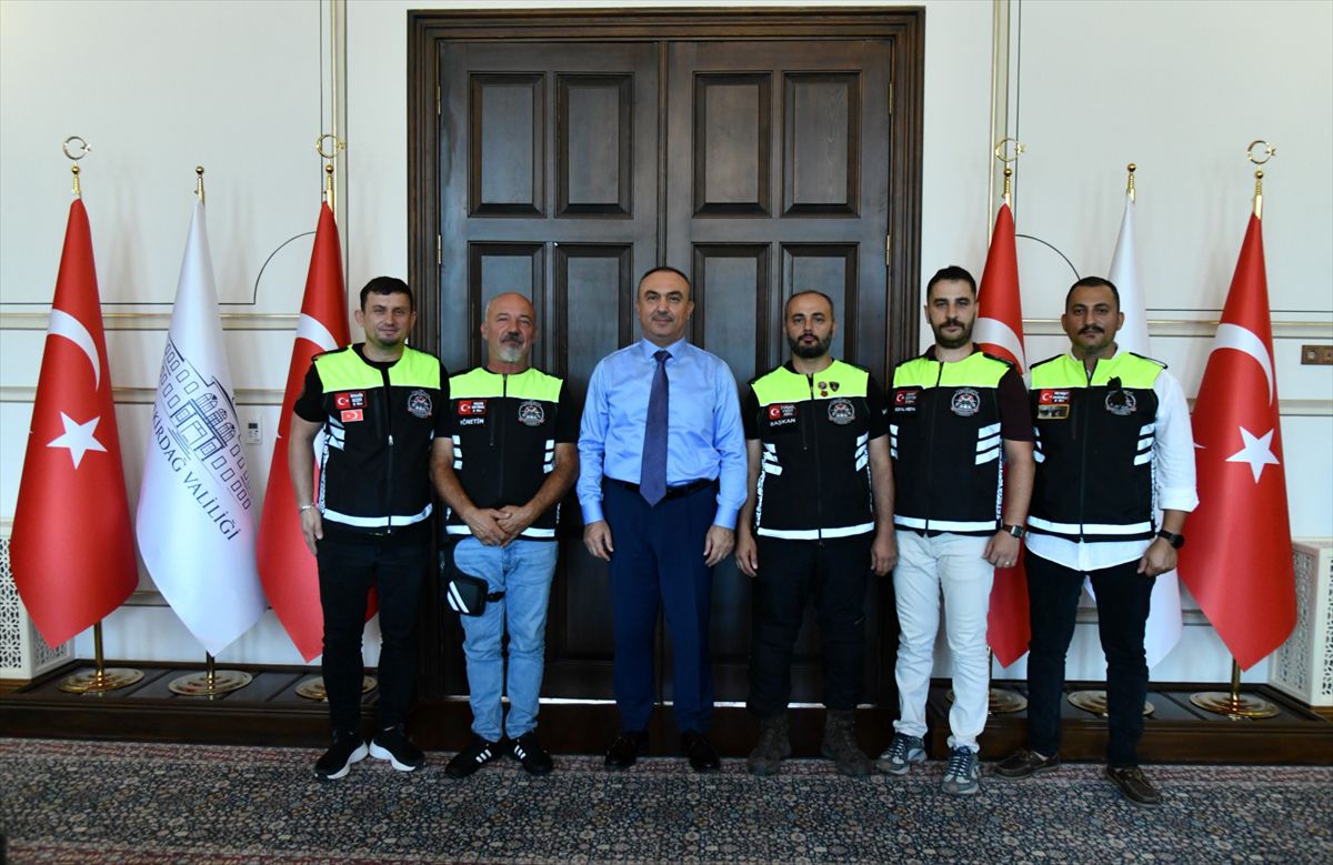 Motosiklet Derneğinden Vali Soytürk'e Ziyaret
