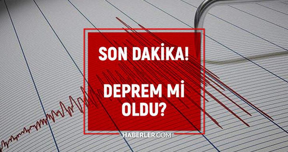SON DEPREMLER! 4 Ağustos deprem mi oldu, ne zaman, kaç büyüklüğünde oldu?