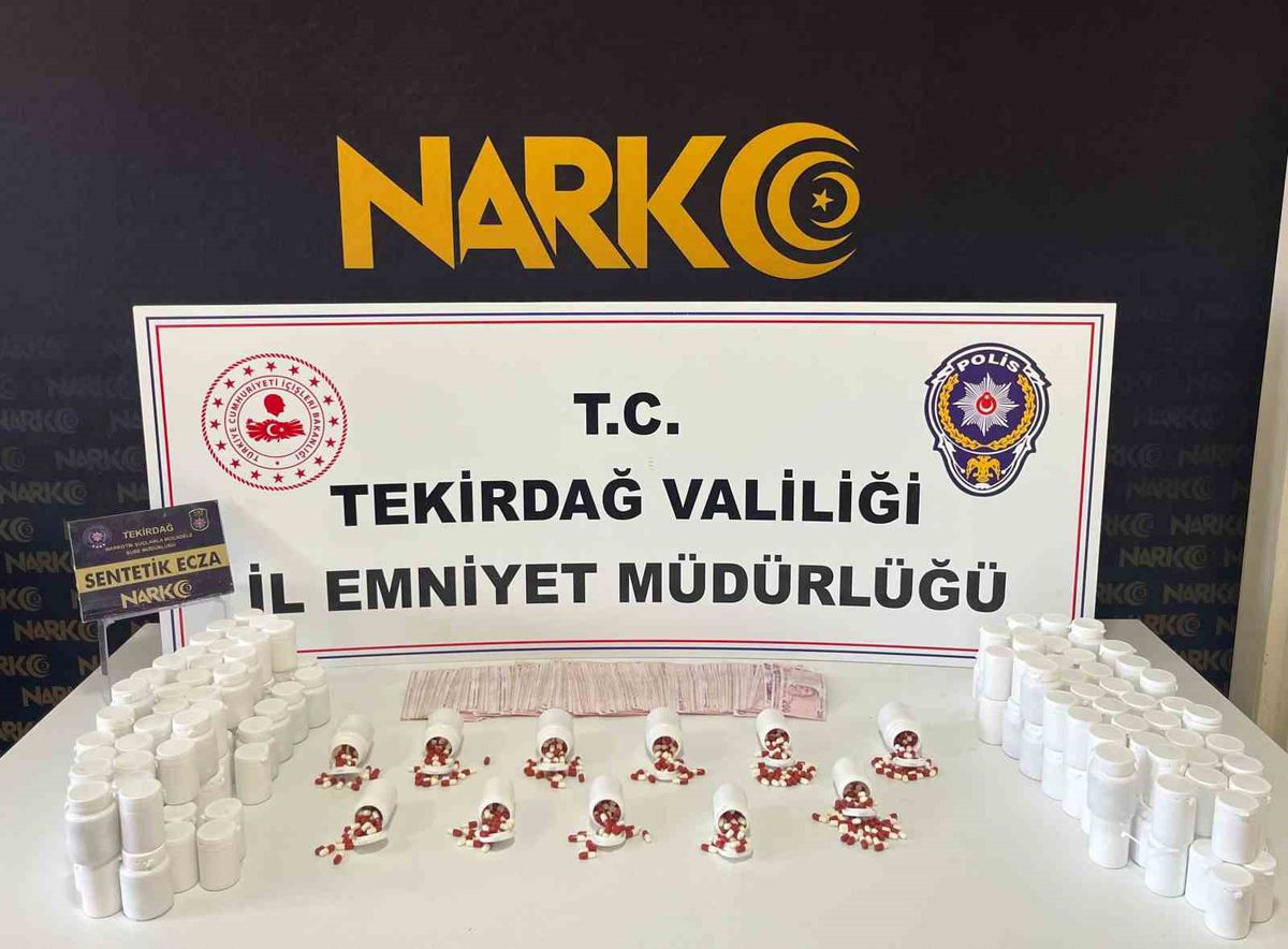 Tekirdağ'da uyuşturucu operasyonlarında 8 tutuklama