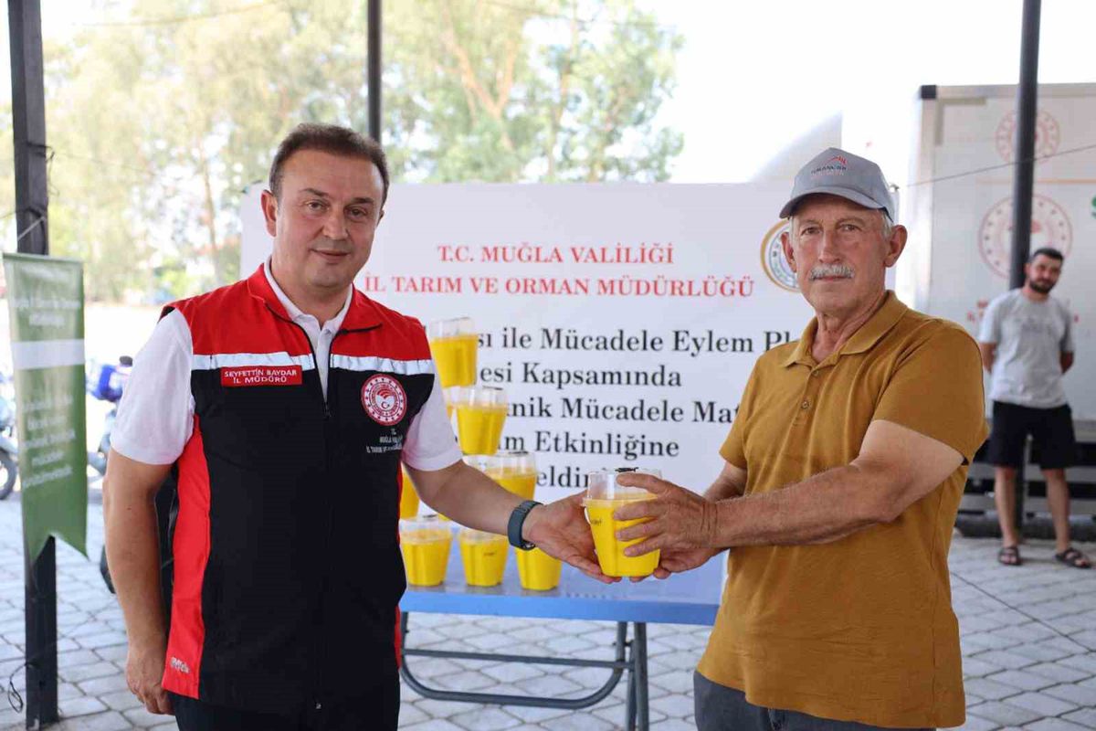 Muğla'da Turunçgil Üreticilerine 8 Bin Biyoteknik Mücadele Tuzağı Dağıtıldı