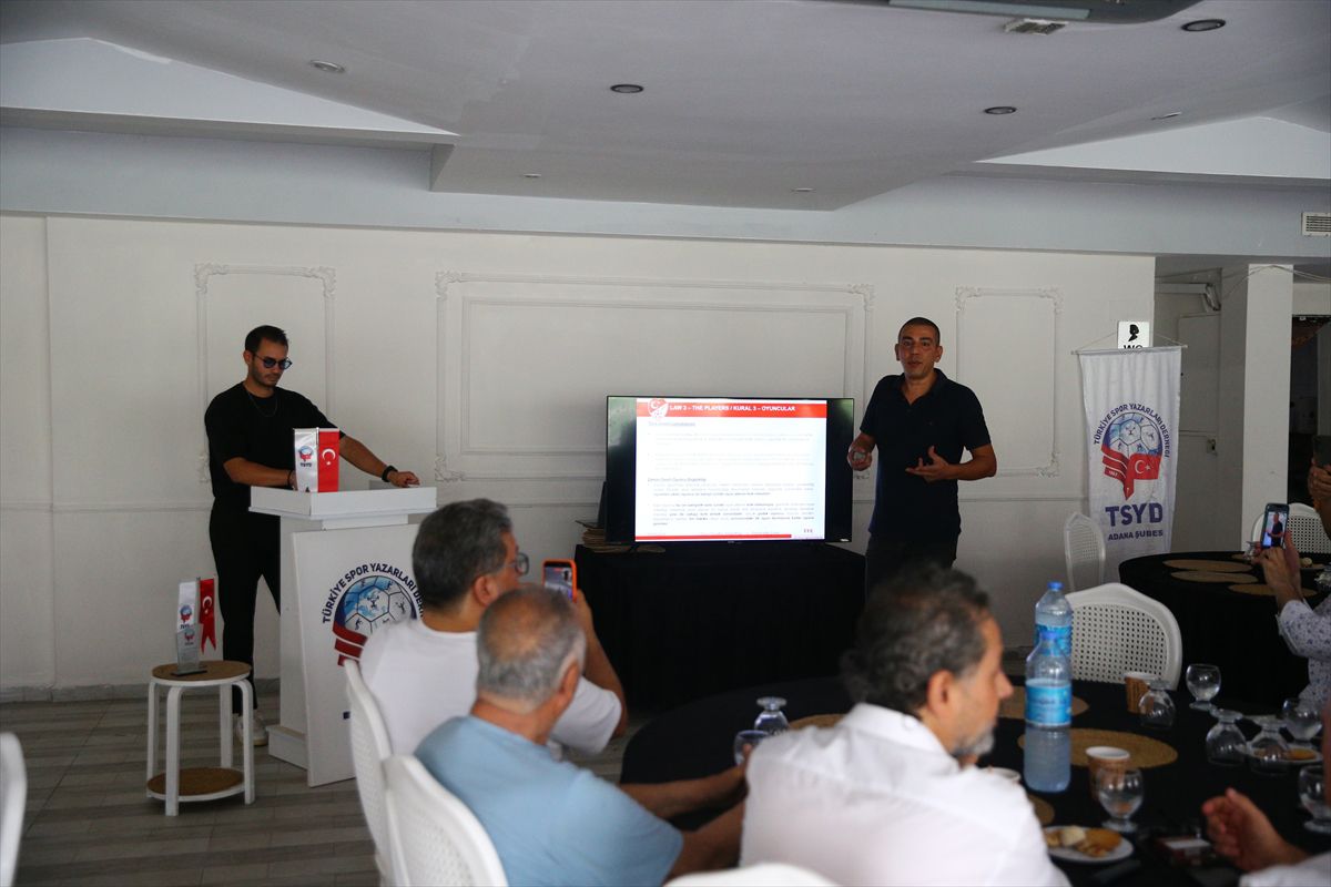 Adana'da MHK ve Yeni Futbol Kuralları Semineri