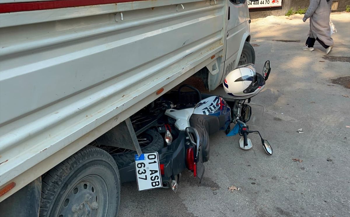 Kozan'da Motosiklet Kazası: 1 Yaralı