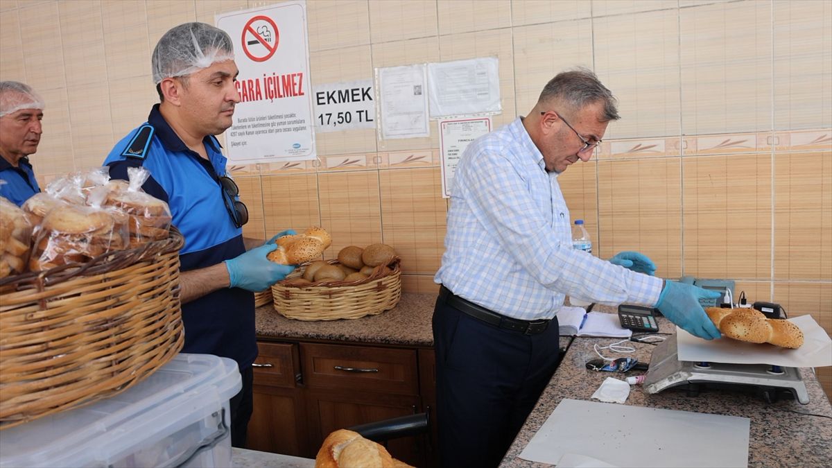 Mersin'de Fırınlara Zabıta Denetimi