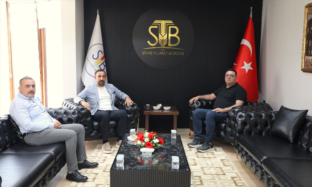 ALDER Başkanı Güzel, Sivas Ticaret Borsası Başkanı Karakaya'yı Ziyaret Etti