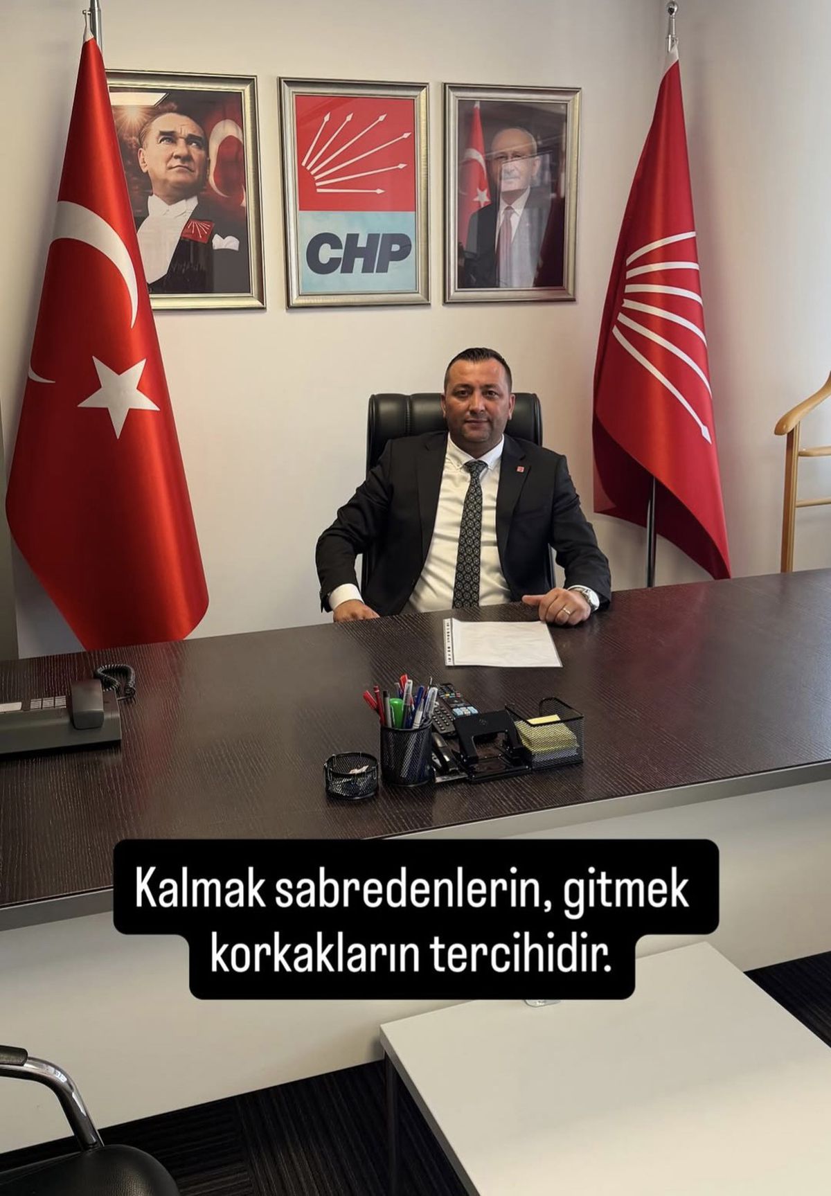 CHP Eskişehir'den 'Kalmak sabredenlerin' mesajı
