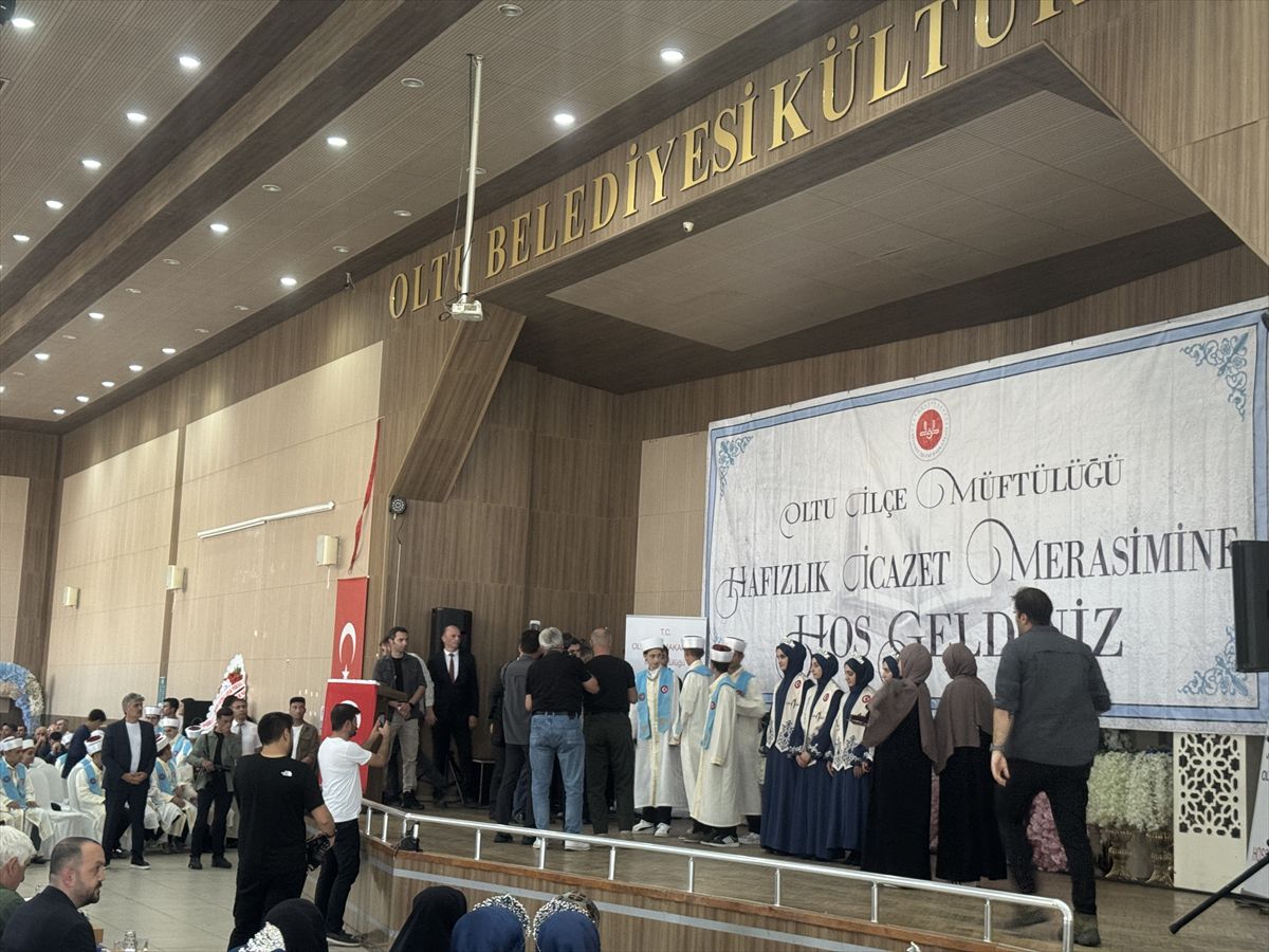 Oltu'da 53 Hafıza İcazet Merasimi