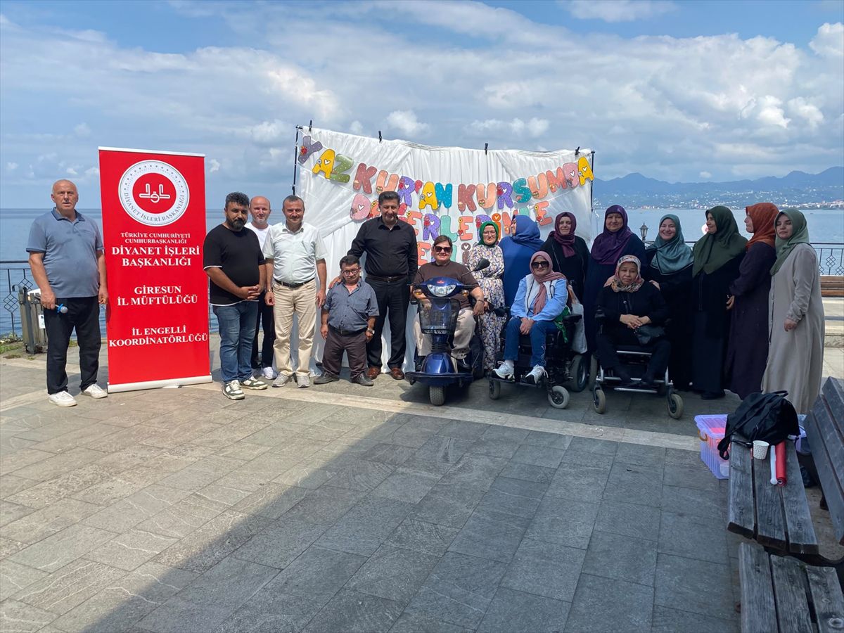 Espiye'de Kur'an Kursu Öğrencileri ve Engelliler Buluştu