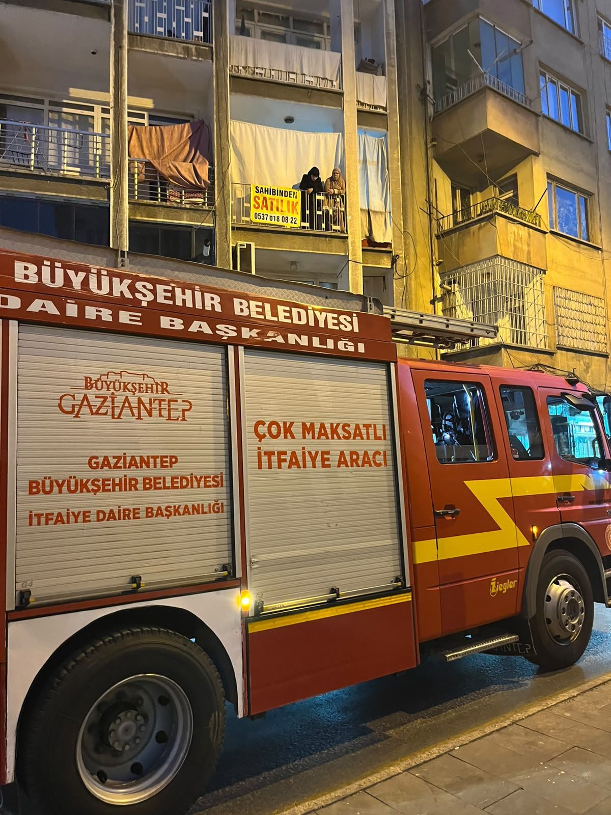 Gaziantep'te Yatalak Hastanın Ölümüne Neden Olan Yangın